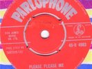 THE BEATLES Rare UK Red Parlophone 45 PLEASE PLEASE ME