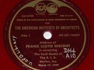 INCREDIBLE Frank Lloyd Wright 1949 Speech Red 78 Set