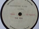 THE  WHO  SUMMERTIME  BLUES  LIVE    RARE ACETATE