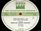 BBC TRANSCRIPTION BARCLAY JAMES HARVEST 1973 LP