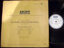 FOURNIER-BACH CELLO SUITES 3&4-DGG ARCHIV MONO 14187 NM