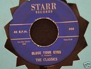 CLASSICS (LOU CHRISTIE) CLOSE YOUR EYES DOO WOP 45