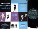 BORIS VIAN CHANSONS POSSIBLES ET IMPOSSIBLES 25cm 1956