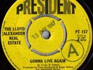 The Lloyd Alexander Real Estate GONNA LIVE AGAIN VG+