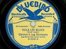 CANNON'S JUG STOMPERS Bluebird 78 Minglewood Blues