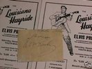 Elvis Presley & Others Autographs Louisiana Hayride