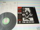 DISCHARGE punk and destroy Japan LP+OBI