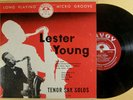 LESTER YOUNG Tenor Sax Solos SAVOY 10