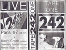 FRONT 242 - TAPE ONE (Live in Paris 1987) VHS VIDEO