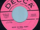 JOHNNY CARROLL Rock N Roll Ruby ROCKABILLY BOPPER 45