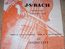 LUMEN FRENCH LP BACH SUITE FOR CELLO SOLO ANDRE LEVY 