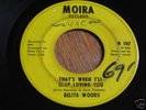 Belita Woods on Moira   northern soul / funk 45 HEAR