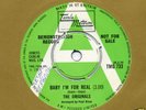 THE ORIGINALS PROMO Baby Real U.K.Motown SOUL NORTHERN