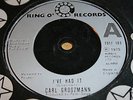 uk 45 CARL GROSZMANN i've had it. ring'o records RARE