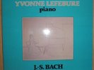 YVONNE LEFEBURE piano JS BACH PRIVATE FY 065 LP