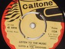 *RARE*LLOYD+THE GROOVERS:LISTEN TO THE MUSIC:EX+