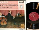 ROSTROPOVICH/RICHTER*BEETHOVEN*CELLO SNTAS*2LPS*PHILIPS
