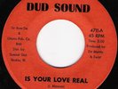 Funk 45 BABY LOVE Is Your Love Real on Dud Sound