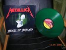 METALLICA - METAL UP YOUR ASS LP  GREEN WAX 