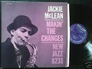JACKIE McLEAN LP MAKIN THE CHANGES OG NEW JAZZ DG 8231