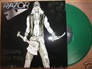 RAZOR(CAN) - ESCAPE THE FIRE green vinyl   total rare