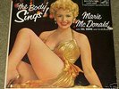 MARIE McDONALD The Body Sings LP sexy cheesecake torch