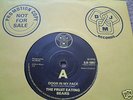 FRUIT EATING BEARS-door in my face UK DIY PUNK 45 MINT