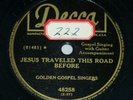 1940s GOLDEN GOSPEL SINGERS  Black Gospel 78  LISTEN