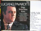 Luciano Pavarotti  SINGS TENOR ARIAS  - & autograph 