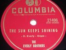 The Everly Brothers - The Sun Keeps Shining 78rpm RARE