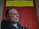 DGG tulip RED STEREO BRAHMS SYMPHONY 1 BOHM BPO NM 5/60