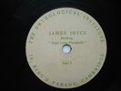 JAMES JOYCE Reading Anna Livia VERY RARE 78RPM Record
