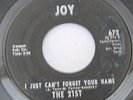 The 21st   I Just Can't Forget Your Name   Joy