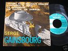 SERGE GAINSBOURG / LA JAVANAISE/RARE FRENCH EP