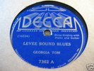 Prewar Blues Georgia Tom Decca 7362 in EE+
