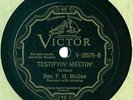 Victor 38579 REV F.W.McGEE Dead Cat GUITARS & CORNET E