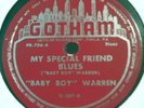 51)   78 RPM   BABY BOY WARREN   GOTHAM G-507