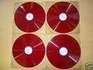 GURDJIEFF Mega rare Set of 4 red colour 78rpm