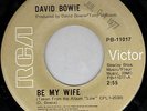 DAVID BOWIE RARE Canadian BE MY WIFE Company sleeve NM
