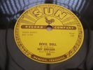 ROY ORBISON DEVIL DOLL VERY RARE 78 RPM RECORD ON SUN