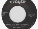 Very Rare Modern soul 7-inch  ANTONIO on Waylo  Listen