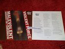 VIOLENT FORCE  Malevolent Assault Of Tomorrow LP