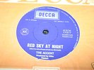 THE ACCENT   45rpm  RED SKY AT NIGHT  oz press