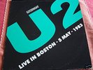 U2 - GOODNIGHT LIVE BOSTON  1983   made in UK