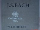 RARE BACH CELLO SUITES PAUL TORTELIER ORIG FALP 3LP BOX