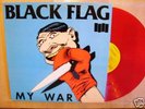 BLACK FLAG My War Lp RED VINYL kbd punk sst pettibon