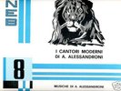 ALESSANDRONI. I CANTORI MODERNI DI A...Library. LP.1970