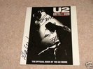 RARE FULLY SIGNED 4x U2 RATTLE & HUM BOOK GENUINE
