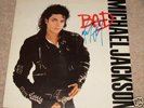 RARE SIGNED MICHAEL JACKSON BAD LP GENUINE