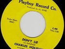 70'S SOUL 45 RPM-CHARLES HOLIDAY- on PLAYBOY RECORDS